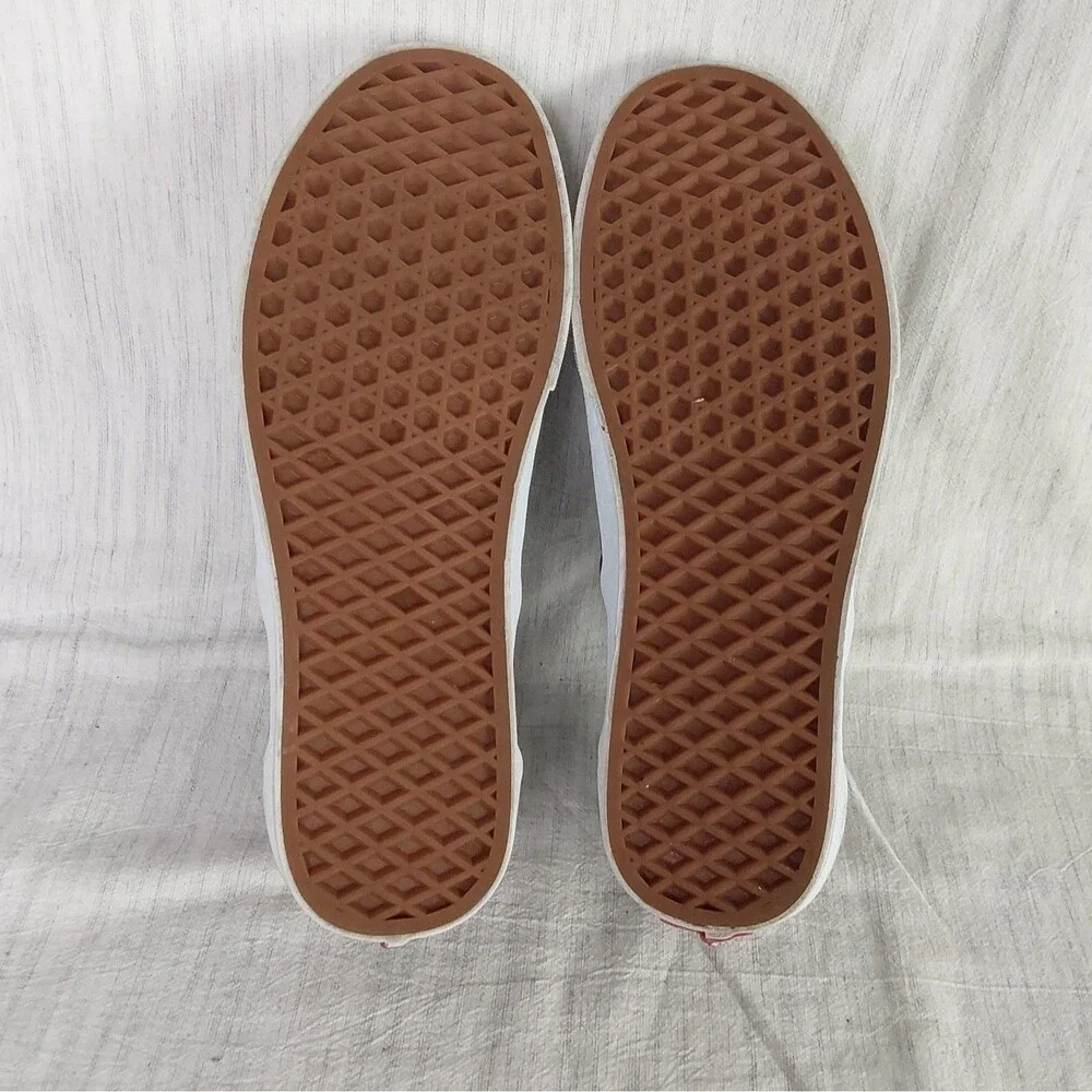 Vans Classic Slip-On Market Black Neon Signs Seafood Mens 8 Womens 9.5